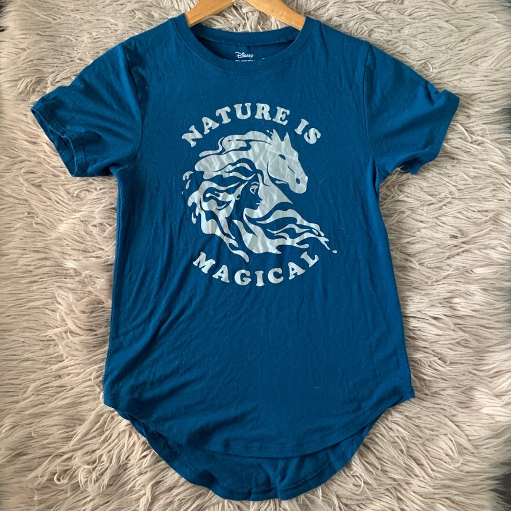 Girl’s Disney Frozen 2 Blue Graphic Tee